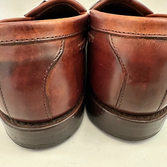 Allen Edmonds Cody Woven Tassel Loafers Shoes‎ Mens Size 9.5D Brown Leather main image 10